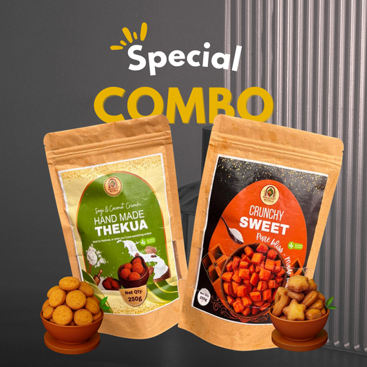Crunch Lover’s Bihar Duo – Sooji & Coconut Crunch + Crunchy Sweet - (250g x 2)