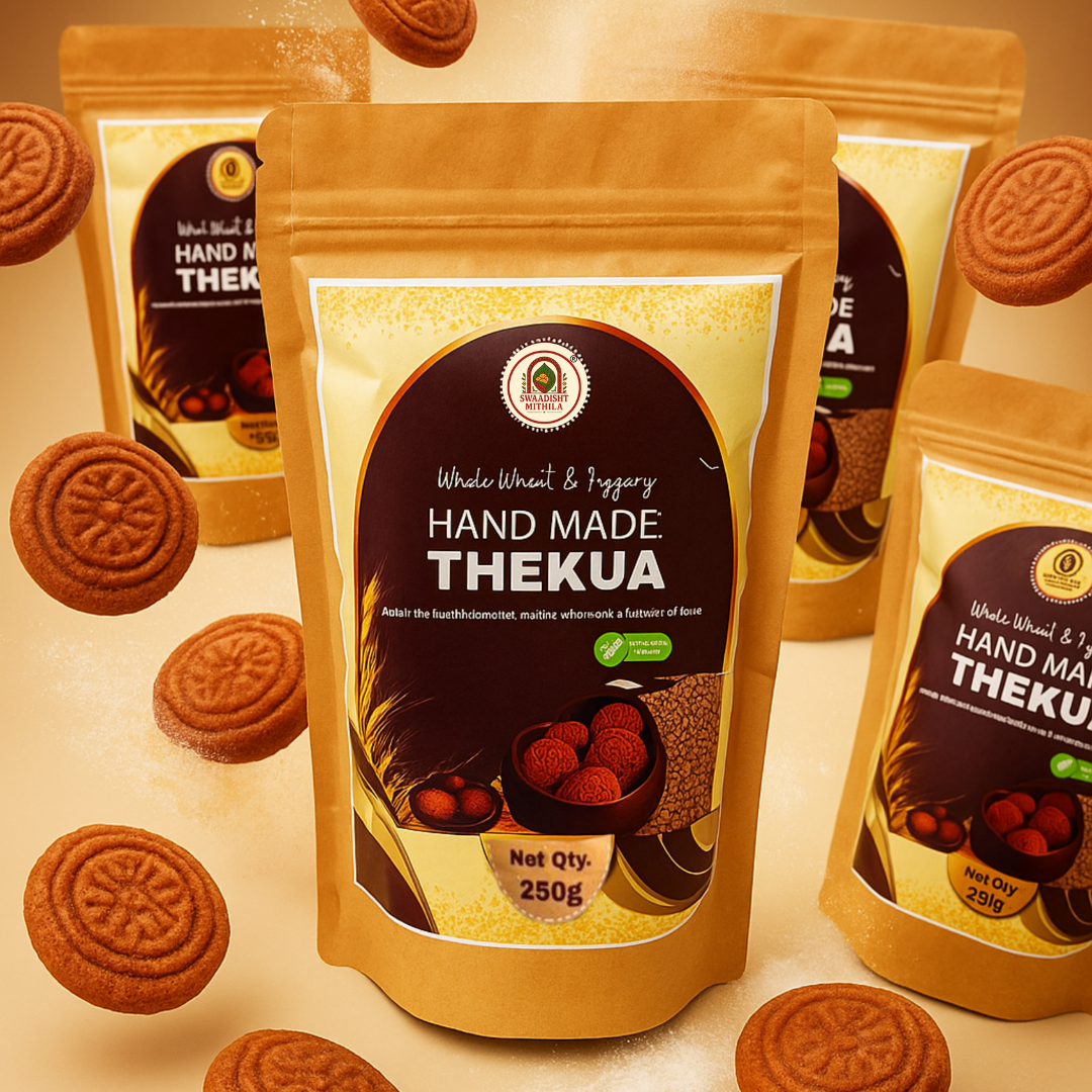 Whole Wheat & Jaggery Thekua – Swaadisht Mithila - 250g