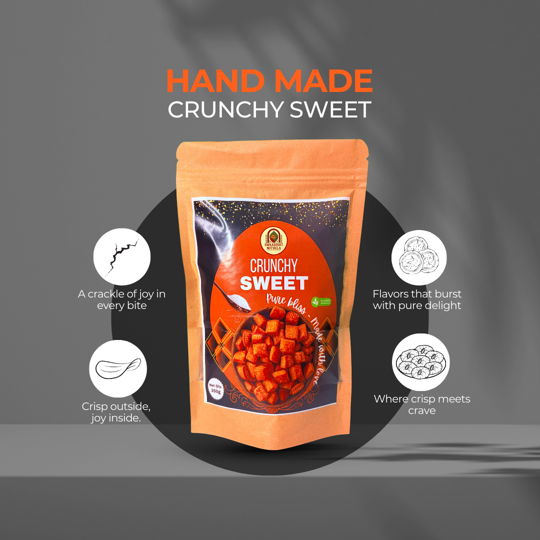 Healthy & Energetic Bihar Duo – Crunchy Sweet + Whole Wheat & Jaggery Thekua - (250g x 2)