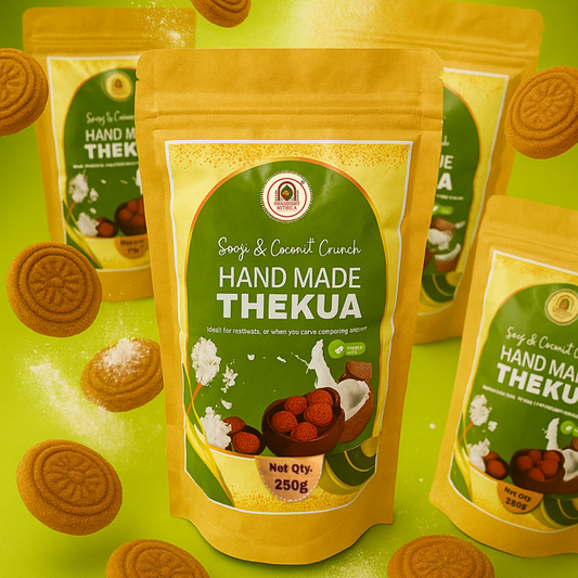 Sooji & Coconut Crunch Thekua – Swaadisht Mithila - 250g