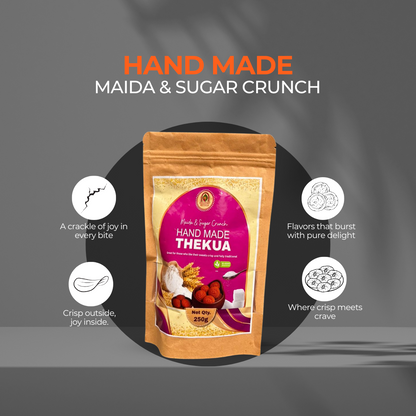 Maida & Sugar Crunch Thekua – Swaadisht Mithila - 250g